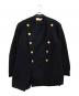 VINTAGE（ヴィンテージ）の古着「ポリスウールジャケット」｜ネイビー