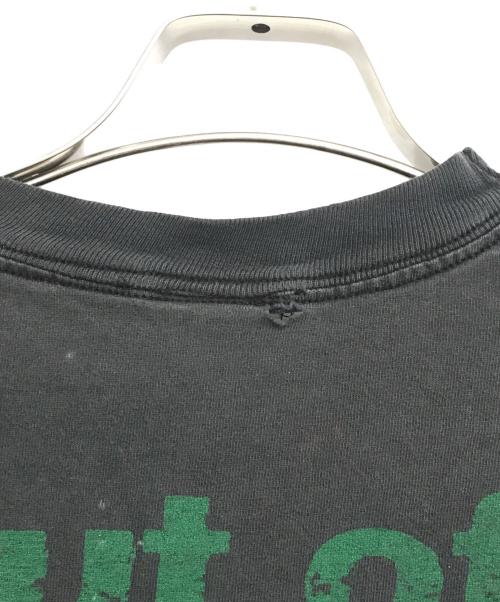 NKE MAN（エヌケーイー メン）NKE MAN (エヌケーイー メン) カットオフノースリーブバンドTシャツ ブラック サイズ:XLの古着・服飾アイテム