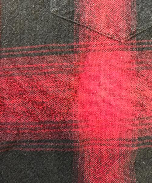 POLO RALPH LAUREN（ポロ・ラルフローレン）POLO RALPH LAUREN (ポロ・ラルフローレン) オンブレチェックウエスタンネルシャツ レッド サイズ:XLの古着・服飾アイテム