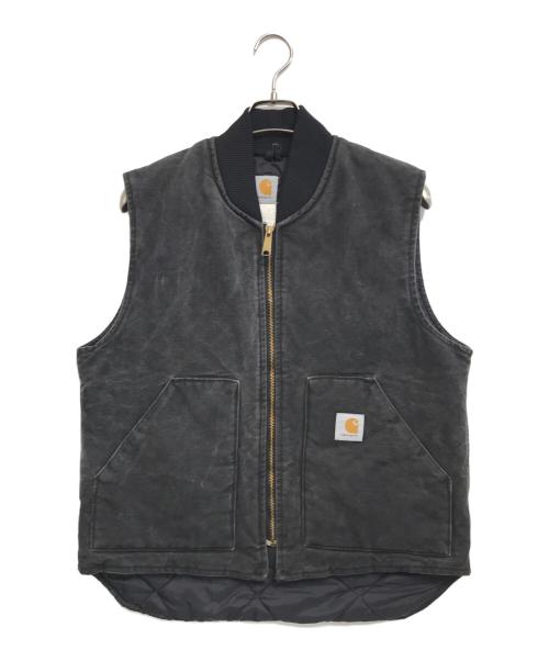 CarHartt（カーハート）CarHartt (カーハート) ダックベスト ブラック サイズ:Ⅼの古着・服飾アイテム