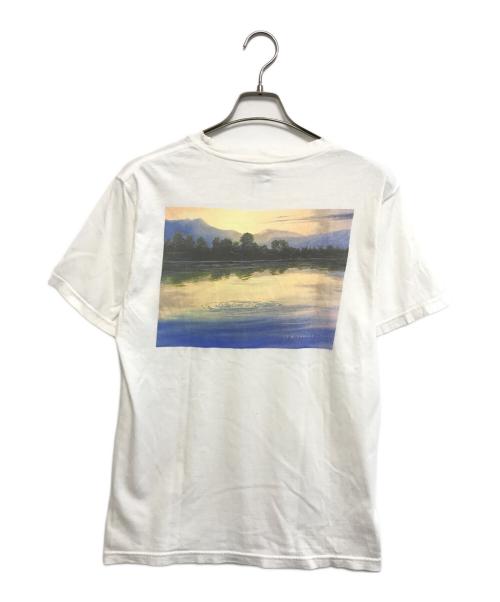 Patagonia（パタゴニア）Patagonia (パタゴニア) 90s-00s Benefical アート両面プリントTシャツ ホワイト サイズ:Sの古着・服飾アイテム