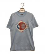SCREEN STARS BESTスクリーンズスターズベスト）の古着「アイボールアナトミープリントTシャツ」｜スカイブルー