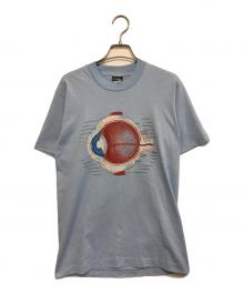 SCREEN STARS BEST（スクリーンズスターズベスト）の古着「アイボールアナトミープリントTシャツ」｜スカイブルー