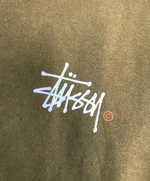 stussy（ステューシー）stussy (ステューシー) デカロゴ両面プリントスウェット ブラック サイズ:Lの古着・服飾アイテム