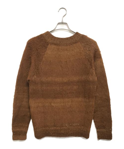 CASA（カーサ）CASA (カーサ) アルパカ混ボーダーニット カーキ サイズ:Sの古着・服飾アイテム