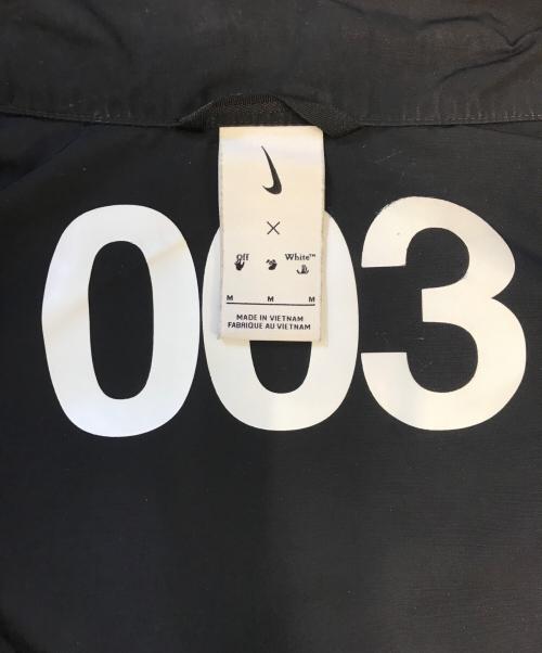 NIKE（ナイキ）NIKE (ナイキ) OFFWHITE (オフホワイト) ナイロンジャケット ブラック サイズ:Ｍの古着・服飾アイテム