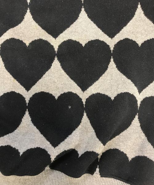 HUMAN MADE（ヒューマンメイド）HUMAN MADE (ヒューマンメイド) ハート柄ニット グレー サイズ:Mの古着・服飾アイテム
