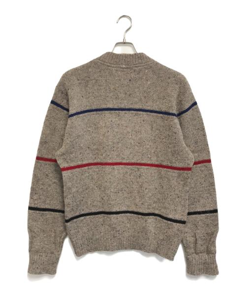 PENDLETON（ペンドルトン）PENDLETON (ペンドルトン) ヘンリーネックニット ブラウン サイズ:Mの古着・服飾アイテム