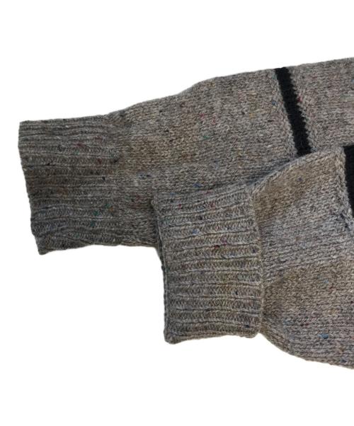 PENDLETON（ペンドルトン）PENDLETON (ペンドルトン) ヘンリーネックニット ブラウン サイズ:Mの古着・服飾アイテム