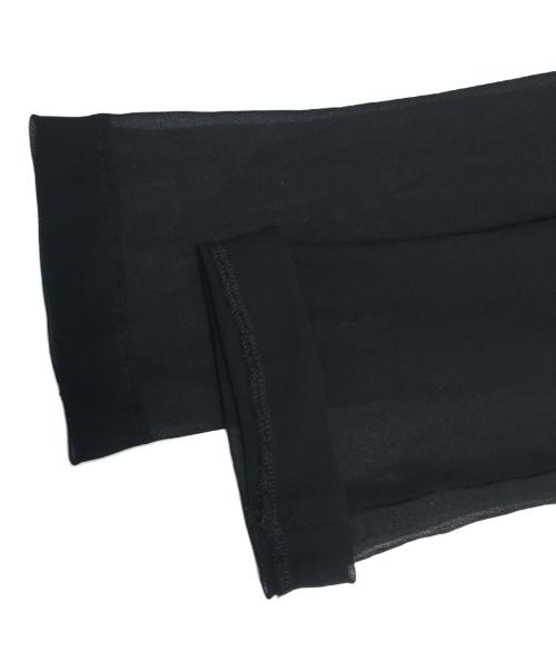 COMME des GARCONS COMME des GARCONS（コムデギャルソン コムデギャルソン）COMME des GARCONS COMME des GARCONS (コムデギャルソン コムデギャルソン) 丸襟切替シアーシャツ ブラック サイズ:XSの古着・服飾アイテム