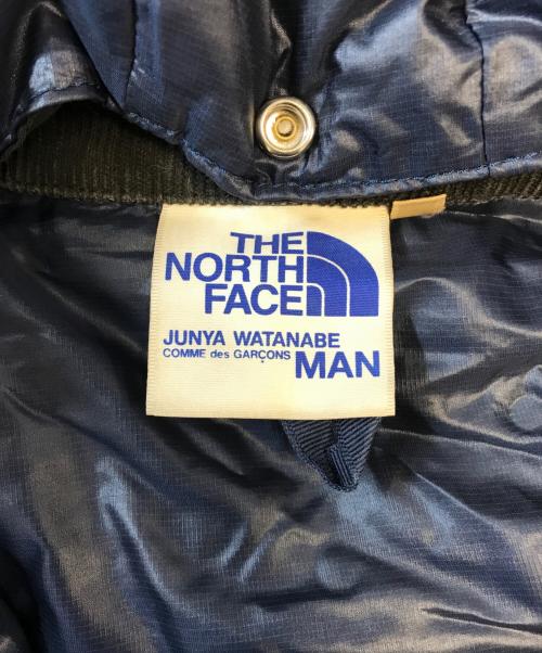 THE NORTH FACE（ザ ノース フェイス）THE NORTH FACE COMME des GARCONS JUNYA WATANABE MAN (コム デ ギャルソン ジュンヤ ワタナベ マン) REVERSIBLE DOWN HOODIE ブラック サイズ:Sの古着・服飾アイテム