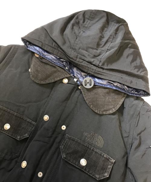 THE NORTH FACE（ザ ノース フェイス）THE NORTH FACE COMME des GARCONS JUNYA WATANABE MAN (コム デ ギャルソン ジュンヤ ワタナベ マン) REVERSIBLE DOWN HOODIE ブラック サイズ:Sの古着・服飾アイテム