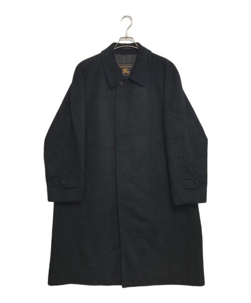 Burberry's（バーバリーズ）Burberry's (バーバリーズ) ステンカラーカシミヤコート ブラック サイズ:表記なしの古着・服飾アイテム