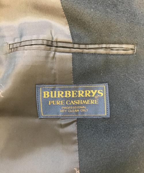 Burberry's（バーバリーズ）Burberry's (バーバリーズ) ステンカラーカシミヤコート ブラック サイズ:表記なしの古着・服飾アイテム