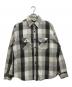 FIVE BROTHER（ファイブブラザー）の古着「チェックネルシャツ」｜ホワイト×ブラック