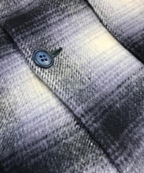 PENNYS（ペニーズ）PENNYS (ペニーズ) オンブレウールジャケット ホワイト×ネイビー×ブラック サイズ:表記なしの古着・服飾アイテム