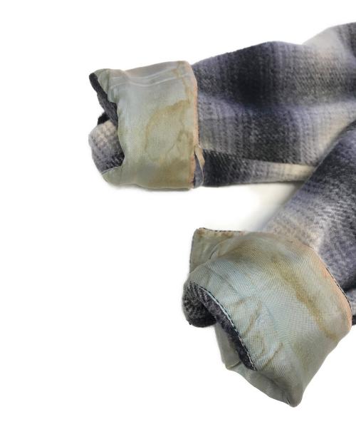 PENNYS（ペニーズ）PENNYS (ペニーズ) オンブレウールジャケット ホワイト×ネイビー×ブラック サイズ:表記なしの古着・服飾アイテム