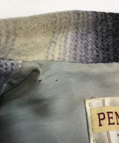 PENNYS（ペニーズ）PENNYS (ペニーズ) オンブレウールジャケット ホワイト×ネイビー×ブラック サイズ:表記なしの古着・服飾アイテム