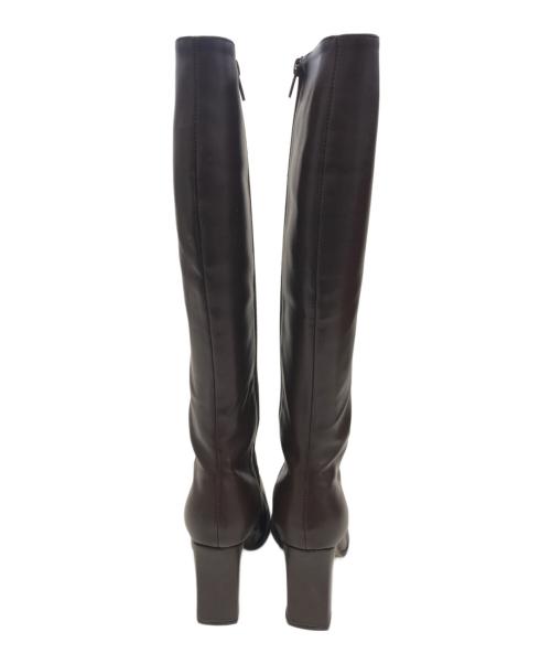 ACYM（アシーム）ACYM (アシーム) ロングブーツ ブラウン サイズ:Lの古着・服飾アイテム