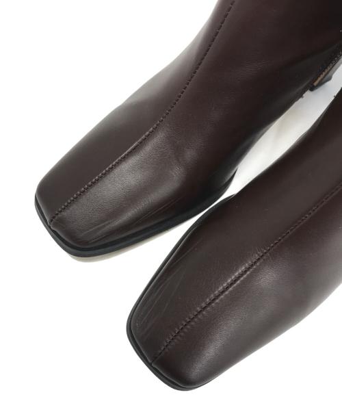 ACYM（アシーム）ACYM (アシーム) ロングブーツ ブラウン サイズ:Lの古着・服飾アイテム