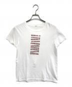 HELMUT LANGヘルムートラング）の古着「プリントTシャツ」｜ホワイト