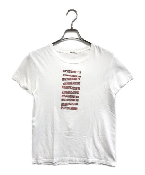 HELMUT LANG（ヘルムートラング）HELMUT LANG (ヘルムートラング) プリントTシャツ ホワイト サイズ:Sの古着・服飾アイテム