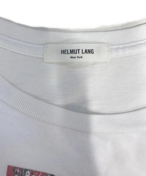 HELMUT LANG（ヘルムートラング）HELMUT LANG (ヘルムートラング) プリントTシャツ ホワイト サイズ:Sの古着・服飾アイテム