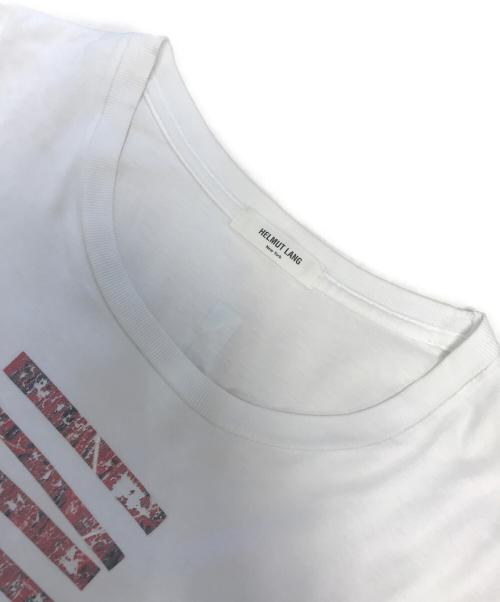HELMUT LANG（ヘルムートラング）HELMUT LANG (ヘルムートラング) プリントTシャツ ホワイト サイズ:Sの古着・服飾アイテム