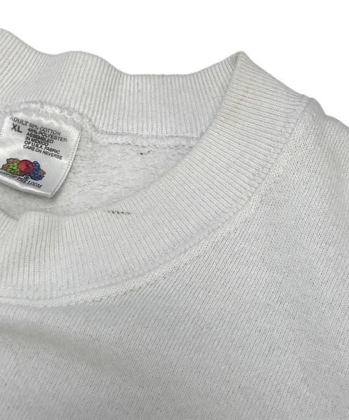 FRUIT OF THE LOOM（フルーツオブザルーム）FRUIT OF THE LOOM (フルーツオブザルーム) プリントスウェット ホワイト サイズ:XLの古着・服飾アイテム