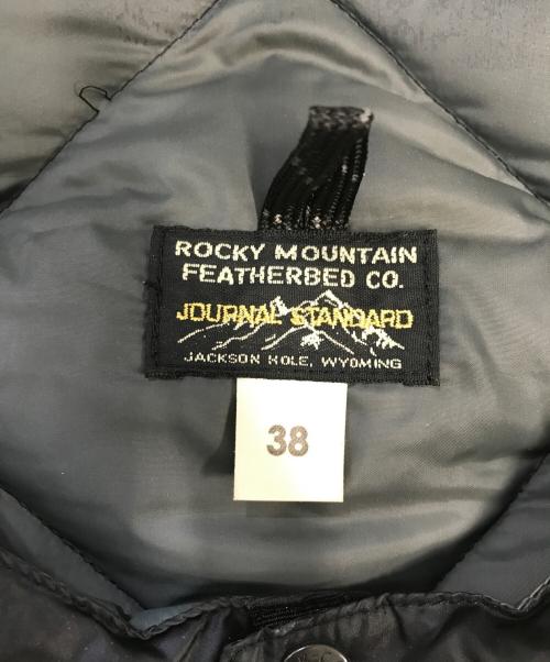 RockyMountainFeatherBed（ロッキーマウンテンフェザーベッド）RockyMountainFeatherBed (ロッキーマウンテンフェザーベッド) JOURNAL STANDARD (ジャーナルスタンダード) ダウンジャケット ブラック サイズ:38の古着・服飾アイテム