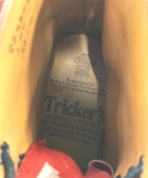 Tricker's（トリッカーズ）Tricker's (トリッカーズ) カントリーブーツ レッド サイズ:51/2の古着・服飾アイテム