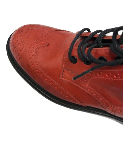 Tricker's（トリッカーズ）Tricker's (トリッカーズ) カントリーブーツ レッド サイズ:51/2の古着・服飾アイテム