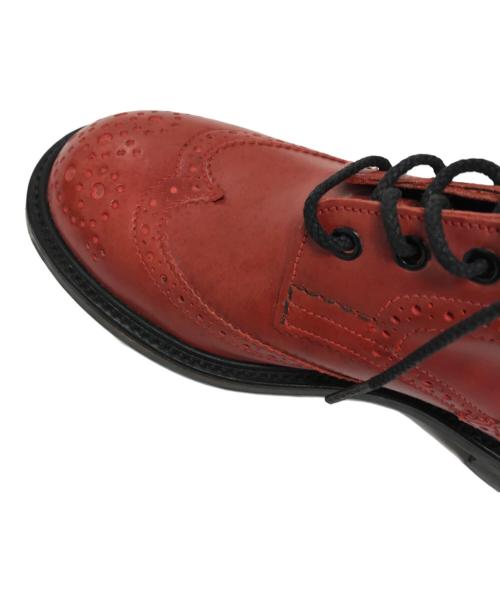 Tricker's（トリッカーズ）Tricker's (トリッカーズ) カントリーブーツ レッド サイズ:51/2の古着・服飾アイテム
