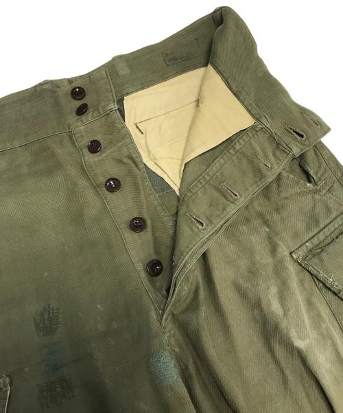 VINTAGE MILITARY（ヴィンテージ ミリタリー）VINTAGE MILITARY (ヴィンテージ ミリタリー) M-47カーゴパンツ オリーブ サイズ:不明の古着・服飾アイテム
