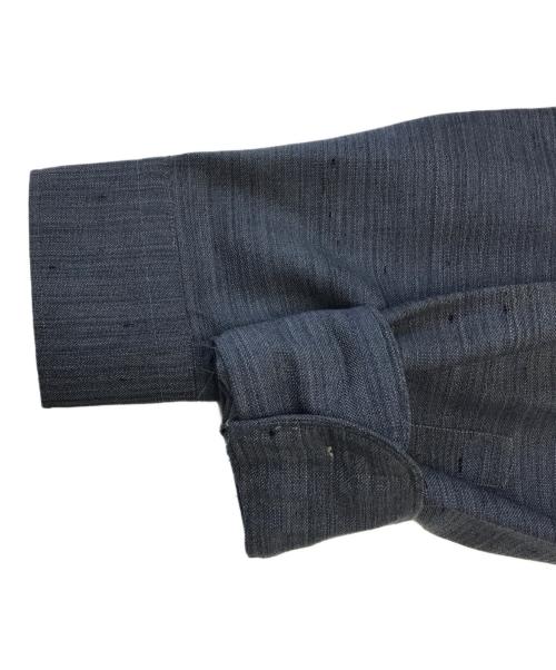 D'LOOK SHIRT（ディールック・シャツ）D'LOOK SHIRT (ディールック・シャツ) オープンカラーネップシャツ グレー サイズ:Mの古着・服飾アイテム