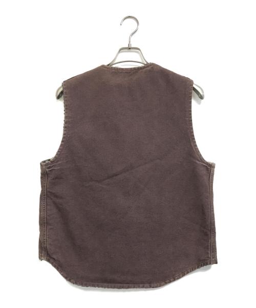 CarHartt（カーハート）CarHartt (カーハート) 裏ボアダックベスト レッド サイズ:Ｍの古着・服飾アイテム