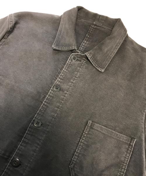 VINTAGE（ヴィンテージ）VINTAGE (ヴィンテージ) ブラックモールスキンワークジャケット ブラック サイズ:52の古着・服飾アイテム