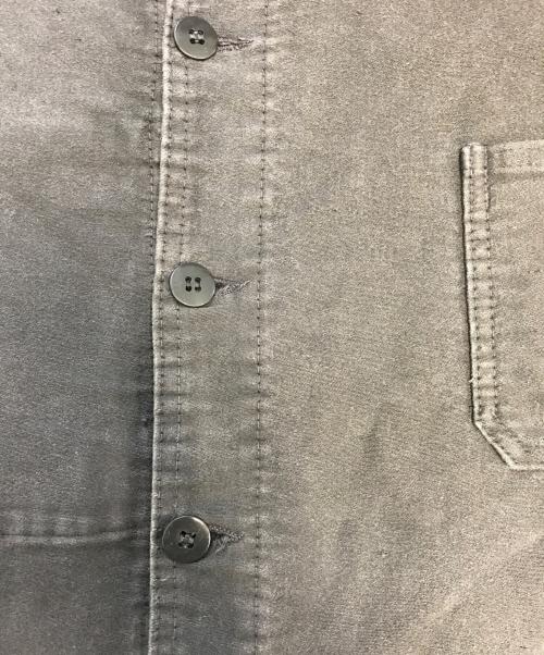 VINTAGE（ヴィンテージ）VINTAGE (ヴィンテージ) ブラックモールスキンワークジャケット ブラック サイズ:52の古着・服飾アイテム