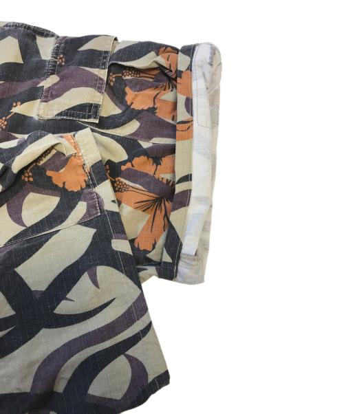 stussy women（ステューシーウィメン）stussy women (ステューシーウィメン) トライバルカーゴハーフパンツ カーキ サイズ:32の古着・服飾アイテム