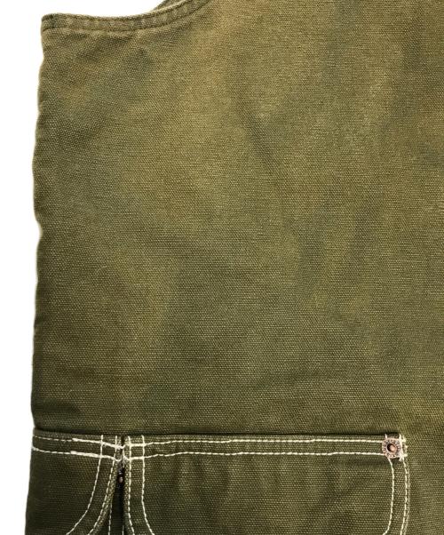 stussy（ステューシー）stussy (ステューシー) ダックベスト オリーブ サイズ:XLの古着・服飾アイテム