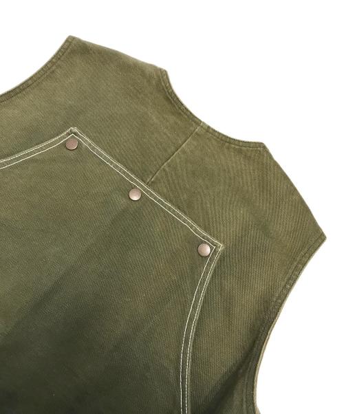 stussy（ステューシー）stussy (ステューシー) ダックベスト オリーブ サイズ:XLの古着・服飾アイテム
