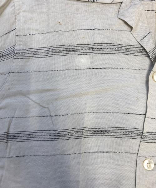 VINTAGE（ヴィンテージ）VINTAGE (ヴィンテージ) オープンカラーレーヨンシャツ アイボリー サイズ:SIZE14の古着・服飾アイテム