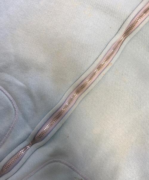 VINTAGE（ヴィンテージ）VINTAGE (ヴィンテージ) ジップパーカー スカイブルー サイズ:不明の古着・服飾アイテム