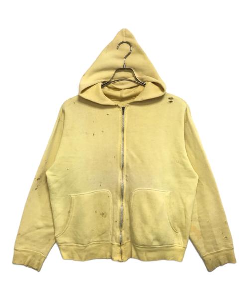 VINTAGE（ヴィンテージ）VINTAGE (ヴィンテージ) ジップパーカー イエロー サイズ:不明の古着・服飾アイテム