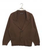 ISSEY MIYAKEイッセイミヤケ）の古着「3Bニットジャケット」｜ブラウン