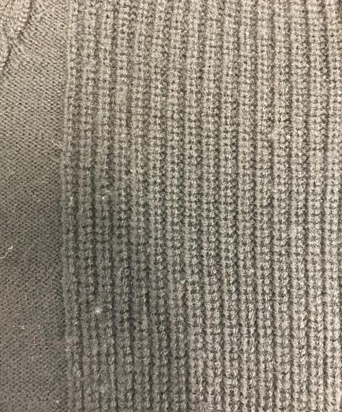 CELINE（セリーヌ）CELINE (セリーヌ) レザーパッチニット ブラック サイズ:46の古着・服飾アイテム