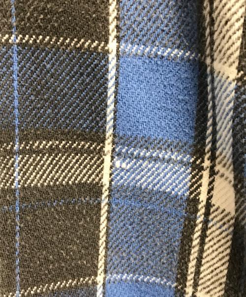 FROSTPROOF（フロントプルーフ）FROSTPROOF (フロントプルーフ) ヘビーチェックネルシャツ ブルー サイズ:表記なしの古着・服飾アイテム