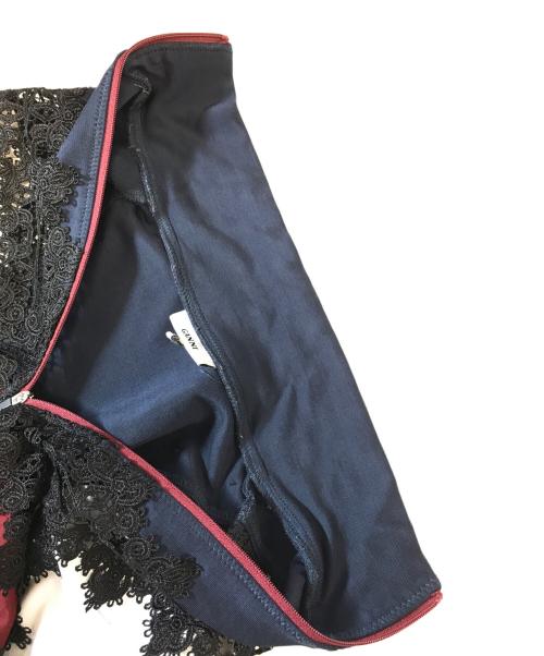 GANNI（ガニー）Ganni (ガニー) 切替トラックジャケット ホワイト×ネイビー×レッド サイズ:XSの古着・服飾アイテム