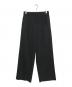 Yohji Yamamoto pour homme（ヨウジヤマモト プールオム）の古着「ウールギャバ2タックワイドスラックス」｜ブラック