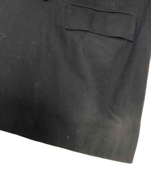 Yohji Yamamoto pour homme（ヨウジヤマモト プールオム）Yohji Yamamoto pour homme (ヨウジヤマモト プールオム) アルファベットワッペンコットンジャケット ブラック サイズ:Mの古着・服飾アイテム